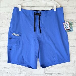 Original Watermen Bondi Boardshorts Lifeguard/Swim Unlined Trunks Size 36 NWT